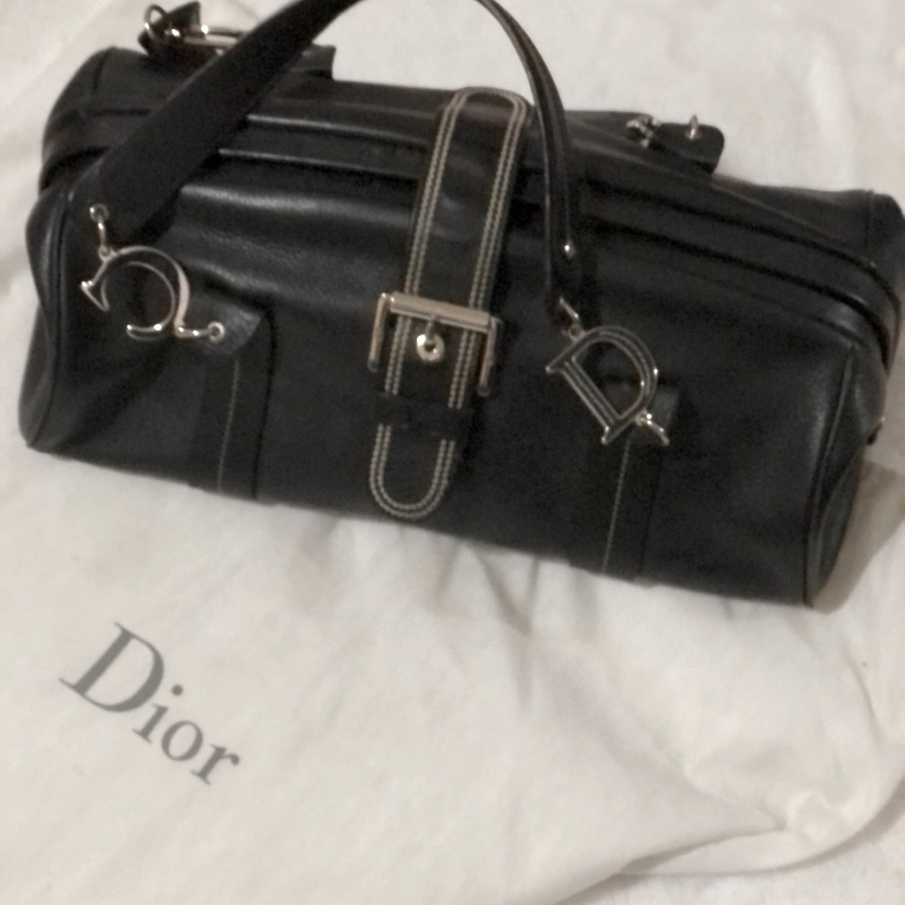 Dior black satchel 💯 vintage